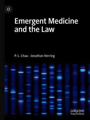 cover image of Emergent Medicine and the Law